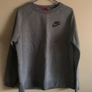 Gray / Grey Nike Crewneck